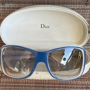 Dior rhinestone sunglasses perfect condition